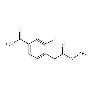 CAS:2089292-03-3|Metyl 2-(4-acetyl-2-fluorfenyl)acetat