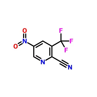 CAS:573762-57-9|5-Nitro-3-(trifluormetyl)-2-pyridinkarbonitril