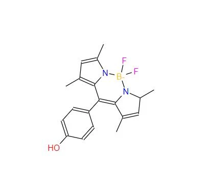 CAS:870992-10-2丨4,4-difluor-8(4'-hydroksyfenyl)-1,3,5,7-tetrametyl-4-bora{ {11}}a,4a-diaza-s-indacen